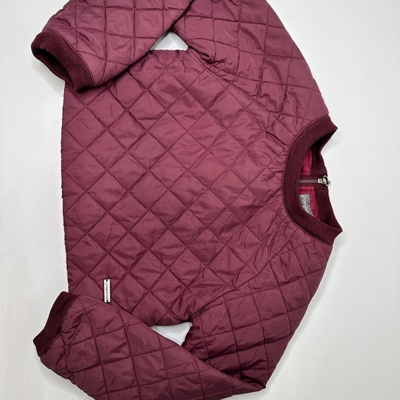 Pompomme Burgundy Quilted Jacket - Picture 2 of 11